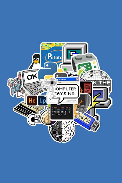dadi ramba Pc Sticker Pack - Bullet Journal - Agenda - Planner - Laptop Sticker Decal
