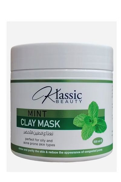 Beauty Classic Beauty Mint Clay Mask - Ideal for oily and acne-prone skin types