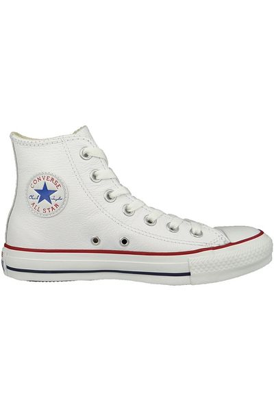 converse Sneaker Chucks Leder White Weiß Ct As Classic Lea 132169c