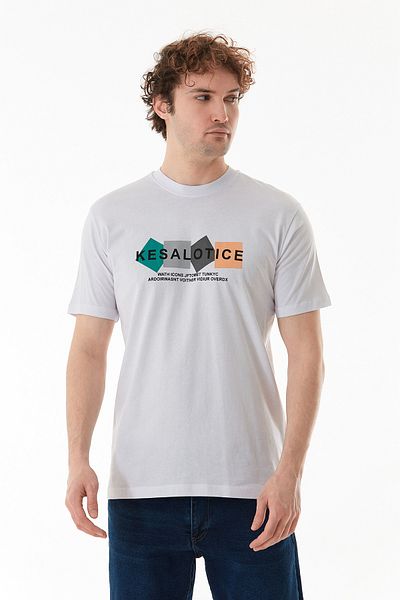 Fulla Moda Printed Crew Neck T-Shirt