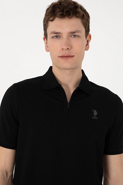 U.S. Polo Assn. Men's Black T-Shirt 50306014-Vr046