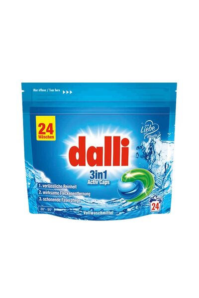 Dalli Beyazlar İçin Kapsül Çamaşır Deterjanı 3'ü 1 Arada 24 Yıkama