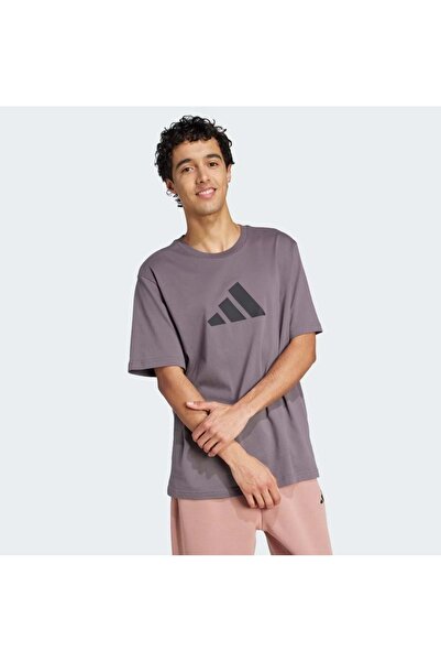 adidas M FI 3Bar Tee 3 ριγέ λογότυπο T-shirt Ανδρικό T-shirt ΓΚΡΙ