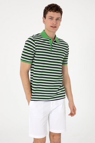 U.S. Polo Assn. Men's Green T-Shirt 50306794-Vr054