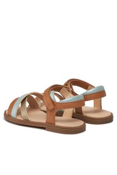 Geox girls' sandals J5235D-054AJ natural