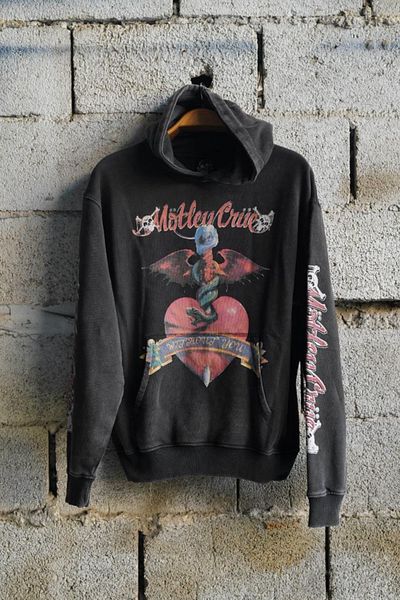Overdrive Φούτερ Mötley Crüe με κουκούλα