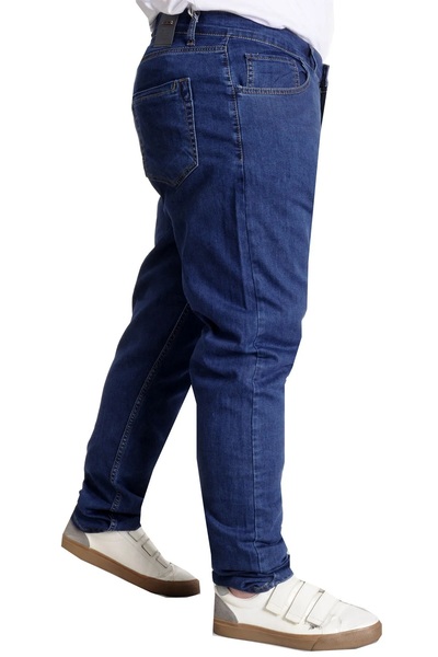 gambia outdoors Ανδρικό τζιν μεγάλου μεγέθους ελαστικό ύφασμα με κανονική μέση και ίσιο πόδι, μεγάλο μέγεθος Super Oversize