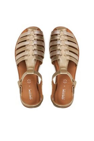 Geox girls' sandals J4535A-0NFQD gold-colored