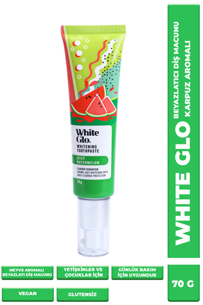 White Glo Glutensiz Vegan Diş Macunu Karpuz Aromalı 70 G