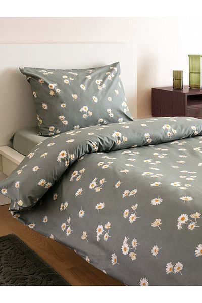 LC Waikiki Daisy Patterned Single Duvet Cover Set 100% Cotton