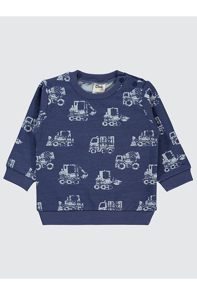 Civil Baby 6-18 Months Baby Boy Indigo Sweatshirt