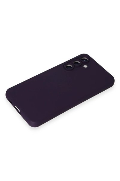 New Face Galaxy S24 Plus Compatible Case Nano Inside Velvet Silicone - Purple...
