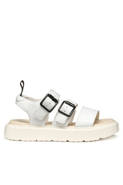 Geox girls' sandals J55DBG-000BC white