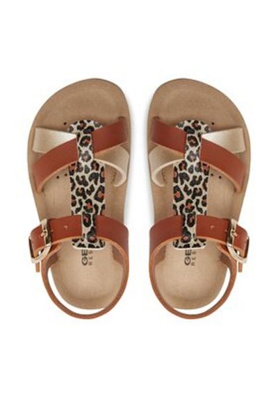 Geox girls' sandals J45EAG-05404 natural
