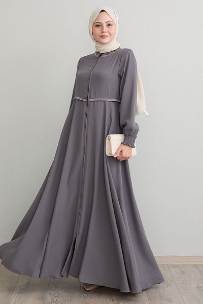 InStyle رمادي مطرز Mevlana Ferace