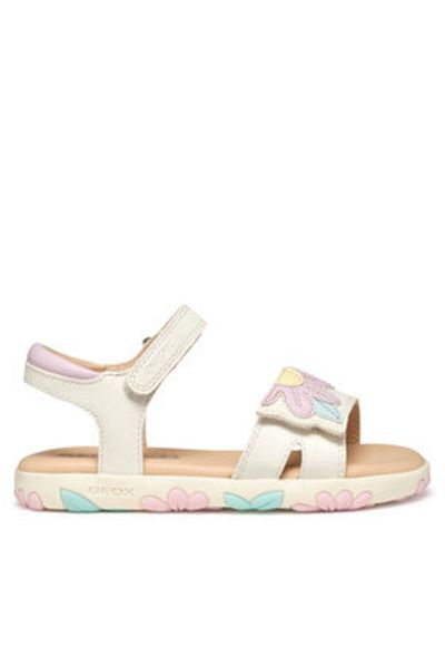 Geox geox girls' sandals J558ZB-000BC white