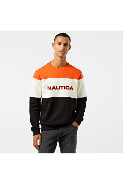 Nautica Erkek Turuncu Regular Fit Sweatshirt