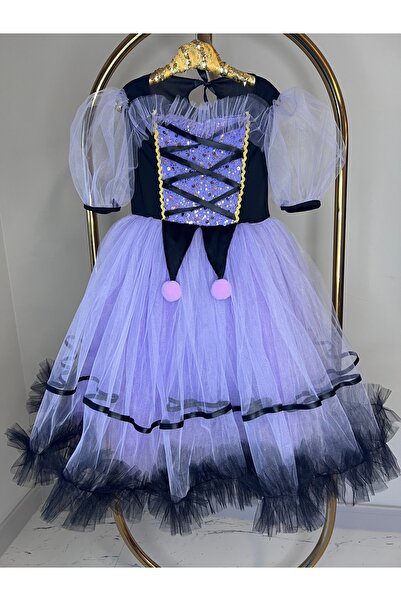 PERİLİ AYLİZ Kız Çoçuk Kuromi Kostümü - Cadı Kostümü - Balo Kostümü - Doğum G...