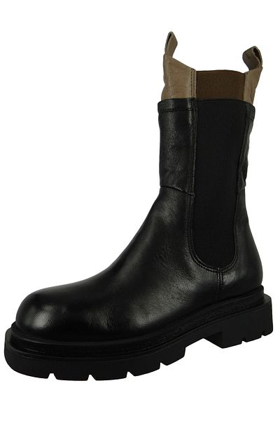 Mjus Damen Sportliche Stiefelette 7051 8359 Lacca P75202-0101 Schwarz 2 Nero Nut Leder