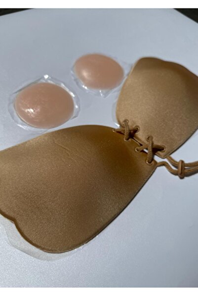 KARAASLAN Mutkin 2 Li Set Toparlayıcı,dikleştirici ,silikon Kelebek Hayalet Sütyen Ve Göğüs Uç Kapatıcı