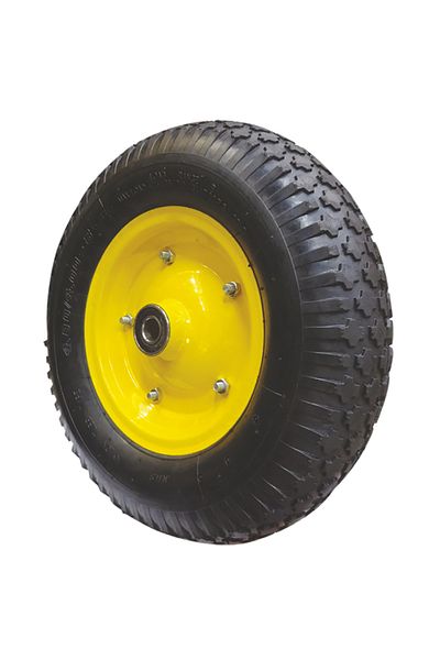 flores Wheelbarrow with inner tube and hub, 350 mm x 8"