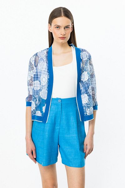 ON Ribbed Transparent Cardigan