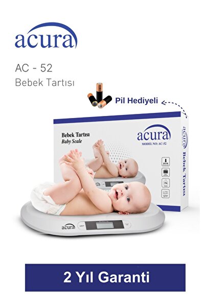 Acura AC-52 CE Onaylı 20KG Kapasiteli Dijital Bebek Tartısı