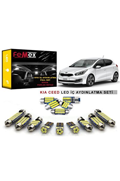 FEMEX Kia CEED LED İç Aydınlatma Ampul Seti FEMEX Parlak Beyaz