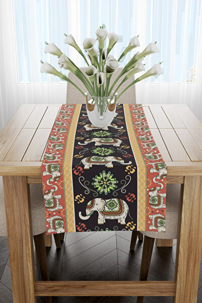 EsnafAli Runner cu model elefant etnic 40x220