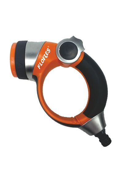 flores Professional rubber sprayer with adjustment, 8 functions