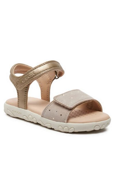 Geox sandale pentru fete J028ZA-007NF aurii