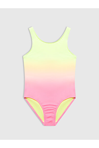 GAP Kız Çocuk Çok Renkli Desenli Mayo