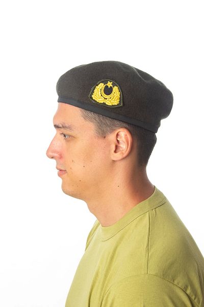 İZMİR ASKERİ MALZEME Land Force Internal External Officer Cockade Staff Green Beret