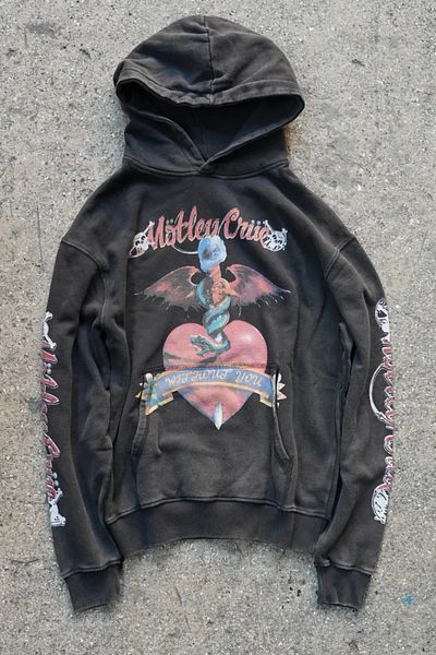 Overdrive Φούτερ Mötley Crüe με κουκούλα
