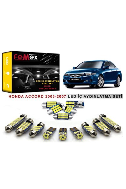 FEMEX Honda Accord 2003-2007 LED İç Aydınlatma Ampul Seti FEMEX Parlak Beyaz