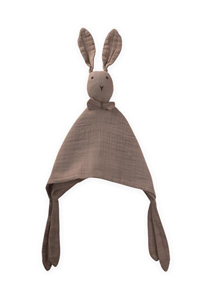 Cigit Tavşan Müslin Uyku Arkadaşı (Yıkanmıştır) 40X40 cm Toprak