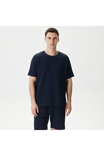 Nautica Erkek Lacivert Oversize T-Shirt