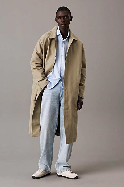 Calvin Klein Erkek Ck Non Iron Structure Slim Gömlek - Mavi