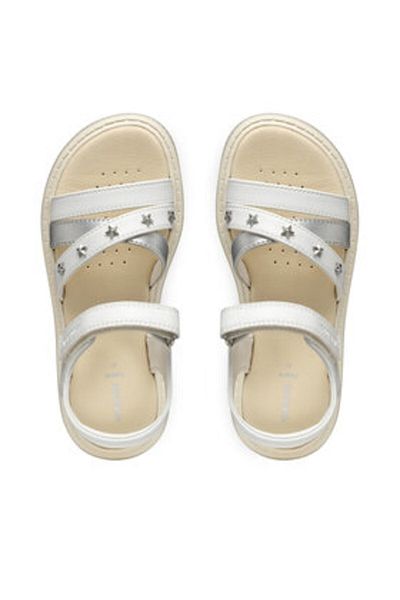 Geox girls' sandals J45DBI-000BC white