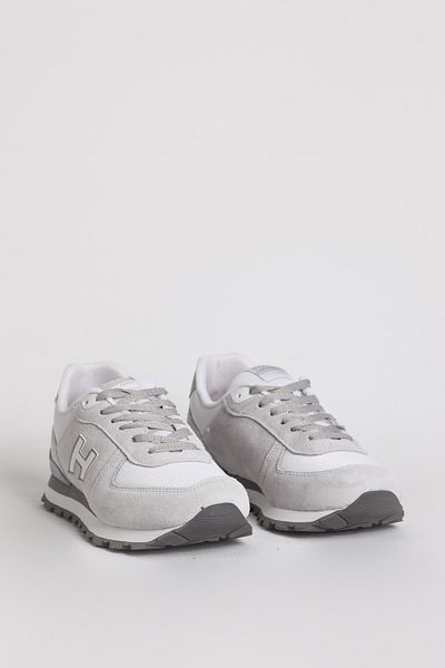 Hammer Jack Ανδρικά αθλητικά παπούτσια Comfort Sneaker Real Leather Hj Peru 19250m Λευκό/γκρι