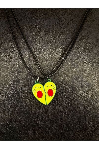 Mutenaura Magnet Lover & Friend Necklace 2 Pack Avocado