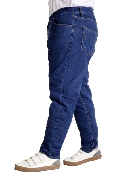 gambia outdoors Ανδρικό τζιν μεγάλου μεγέθους ελαστικό ύφασμα με κανονική μέση και ίσιο πόδι, μεγάλο μέγεθος Super Oversize