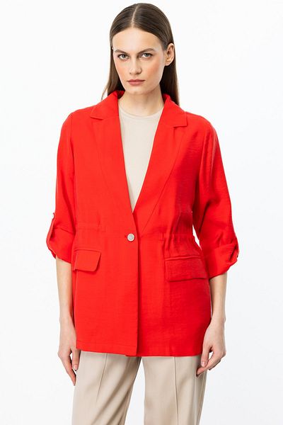 Ekol Lace-Up Jacket with Cover Pocket