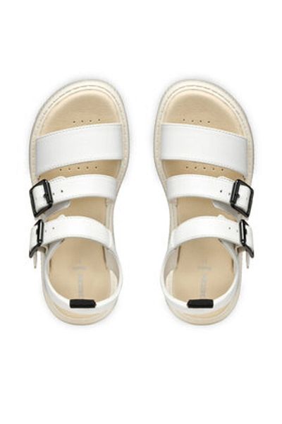 Geox girls' sandals J55DBG-000BC white