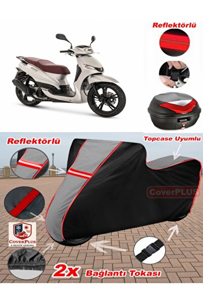 CoverPlus Peugeot Tweet 151 Tarpaulin Topcase Compatible Motorcycle Tarpaulin...