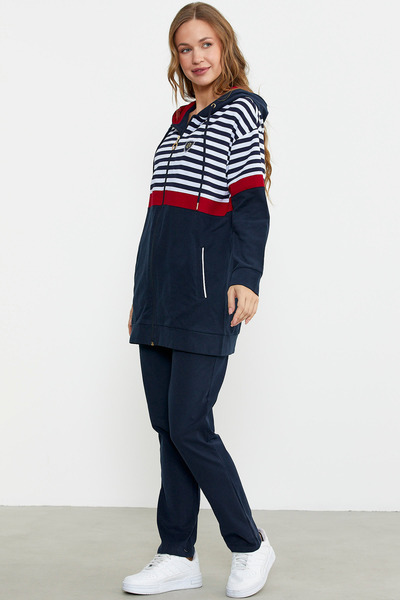 Sementa Marine Hooded Tracksuit - Navy Blue