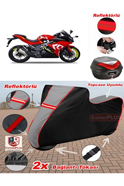 CoverPlus Yuki Taro 250R Tarpaulin Topcase Compatible Motorcycle Tarpaulin (G...