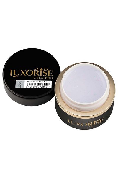 LUXORISE Gel de unghii UV Revoflex 15ml, strălucire lăptoasă