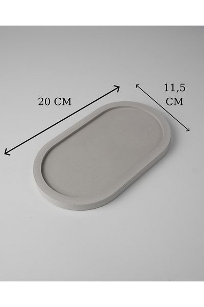 Kaju Creative Decorative Concrete Plate - Jewelry Plate - Keychain - 9,5X17 / 11,5X20