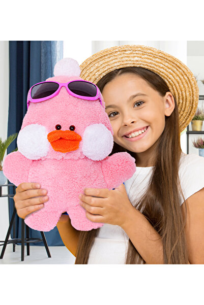 Özgüner Oyuncak Lali Chick Plush with Glasses 40 cm – Cute Toy for Children